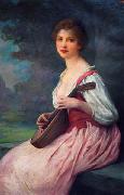 Charles-Amable Lenoir The Mandolin oil